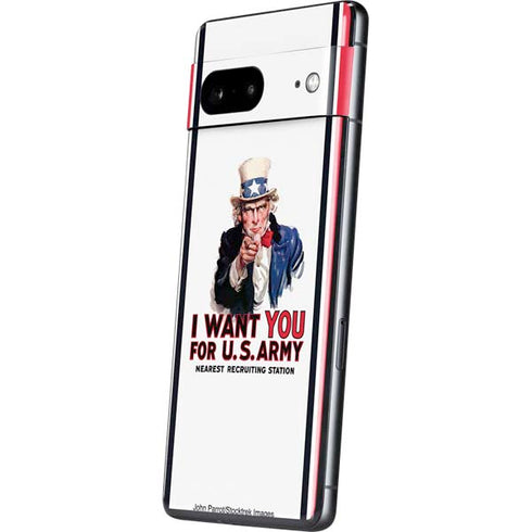 Uncle Sam Vintage War Poster Pixel Skins